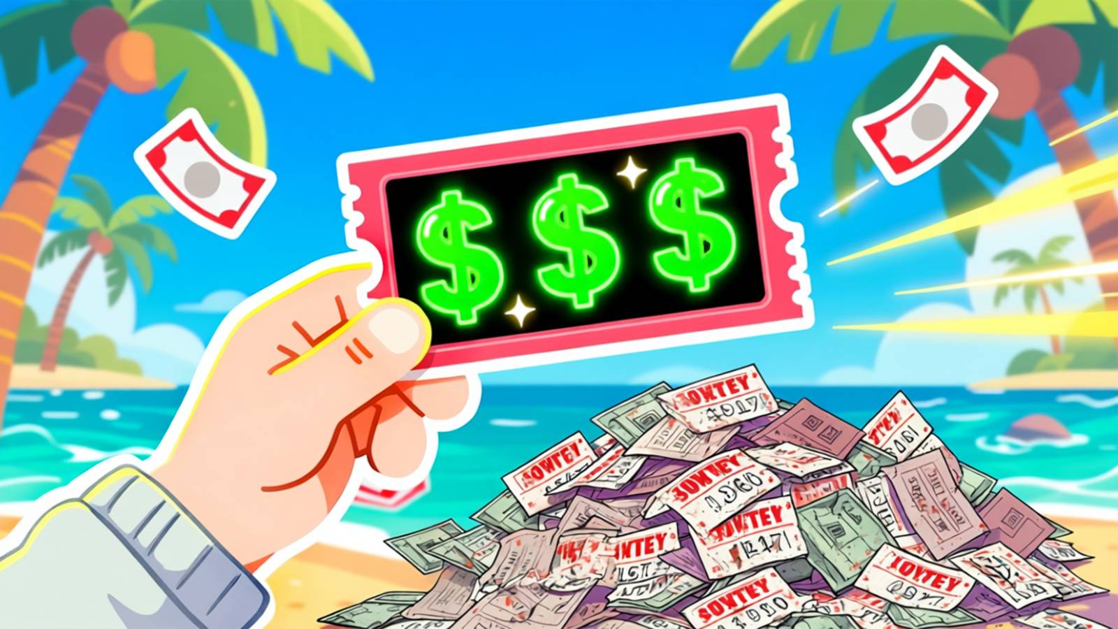 Я уволился с работы посудомойщика, чтобы стирать лотерейные билетики