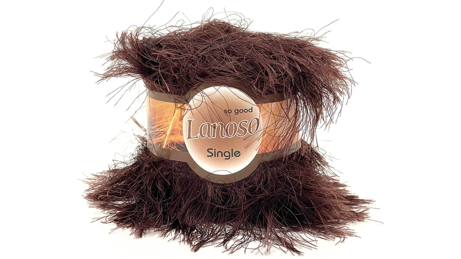 вяжем пряжей с длинным ворсом Lanoso singl