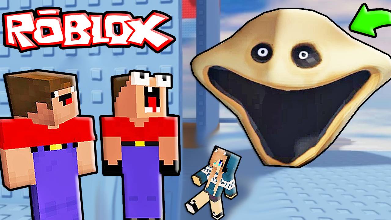 2 НУБА И ДЕВУШКА ПРО ДЕЛАЮТ ПОБЕГ ОТ СТРАШНОГО ЧЕРВЯ В ТРОЛЛЬ БАШНЕ В РОБЛОКС