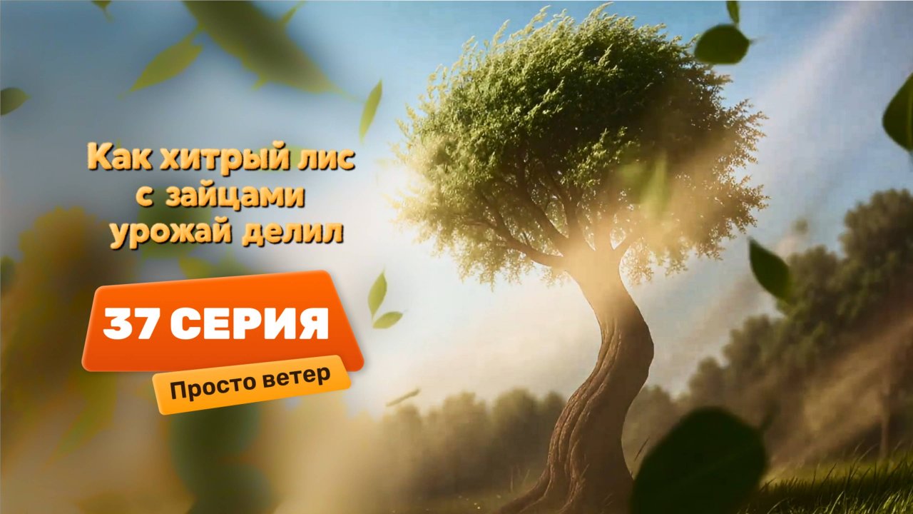 Серия 37 – Просто ветер | Как хитрый лис с зайцами урожай делил