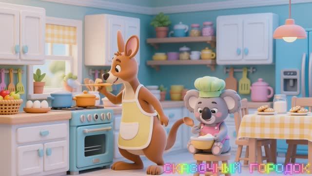Веселые животные на кухне 🥗🍲 Мультик для детей 😜