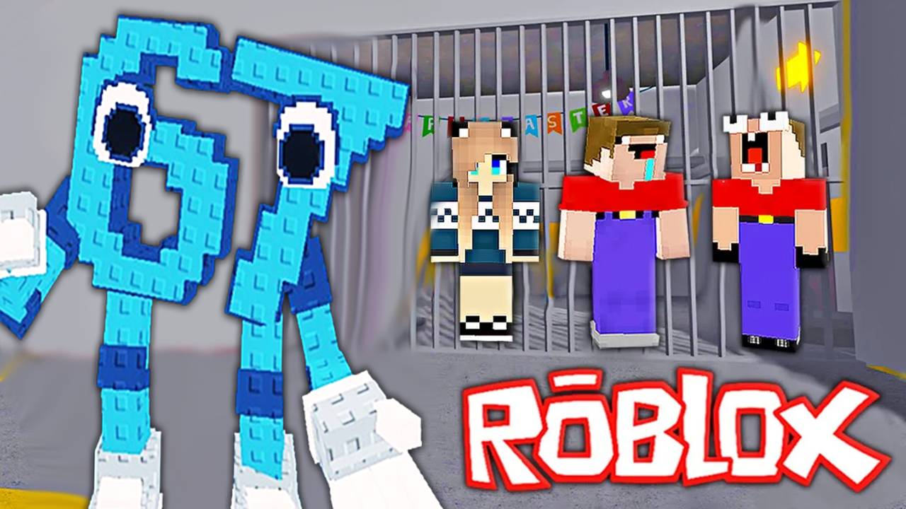 2 НУБА И ДЕВУШКА ПРО ДЕЛАЮТ ПОБЕГ ИЗ ТЮРЬМЫ 67 БРЕЙНРОТА БАРРИ В РОБЛОКС