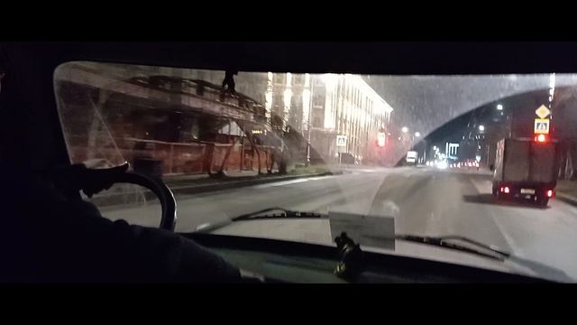 31 октября. Мурманск. Утро. Едем на работу. 🚗🚙🚗