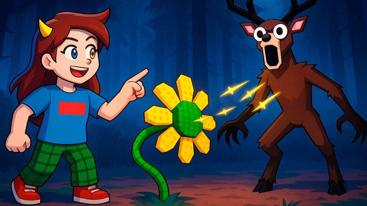 😱99 НОЧЕЙ в ЛЕСУ против РАСТЕНИЙ 99 Nights in the Forest в Роблокс