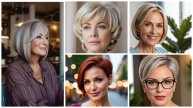Лучшие Стрижки для женщин 40, 50 и 60 лет к Новому году 2026
