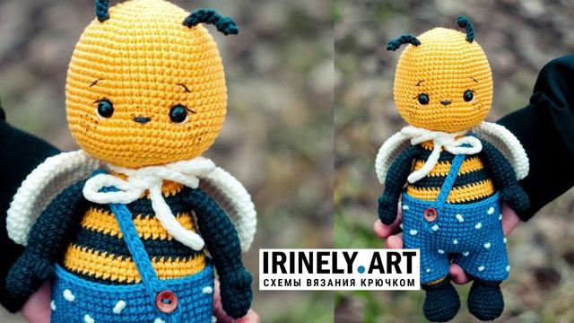 Схема Пчелёнок крючком. Амигуруми схемы и описания. Автор: Lamamama_toys