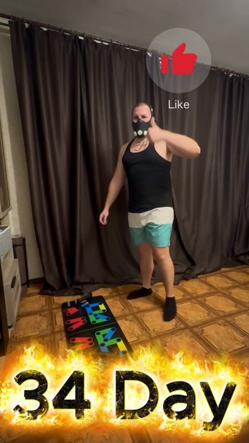 Push-ups:3x20. Elliptical trainer 40min=-300kcal. I eat only 1800kcal/day. Goal:110→70kg. Every day!