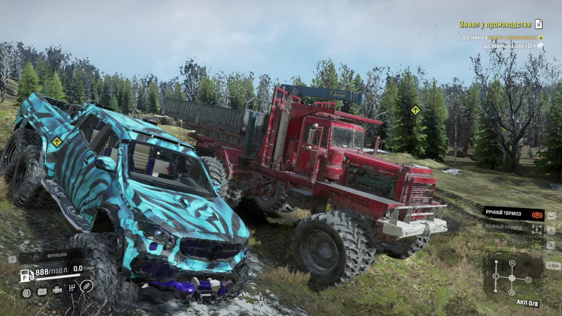 SnowRunner Сноу Раннер Низина Мэн США Национальный парк Йеллоурок прохождение