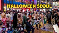 INSANE Halloween Party Night in Seoul 🎭 | Walking Through the CRAZIEST Streets of Hongdae!