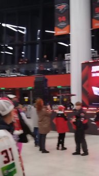 Перед матчем хоккейного «Авангарда»