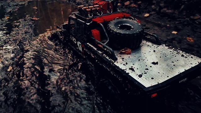 Прокладывая путь вне дорог 6WD Crossrc EMO XL2 Big Mustang