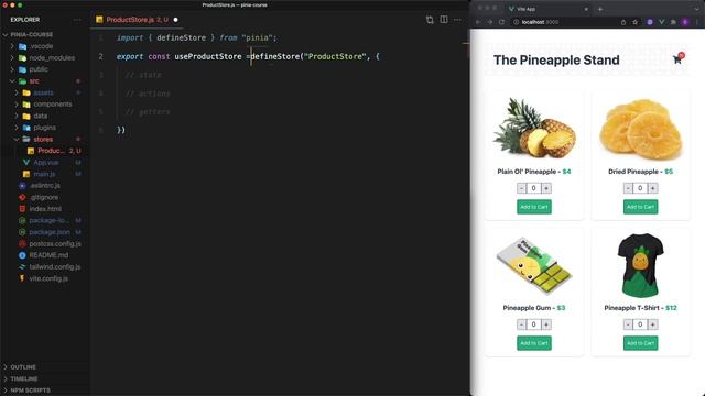 04 - Define Your First Pinia Store