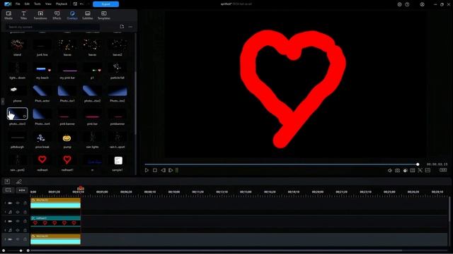 PowerDirector 24...- Как рисовать точные объекты с помощью paint designer в PowerDirector