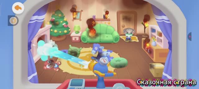 Бейби Бас. Тушим пожар, спасаем зверят👨🚒|Детские мультики| Мультики для детей😊