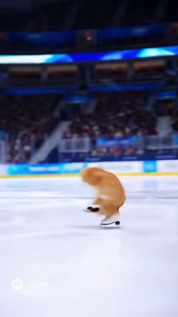 Кот на льду