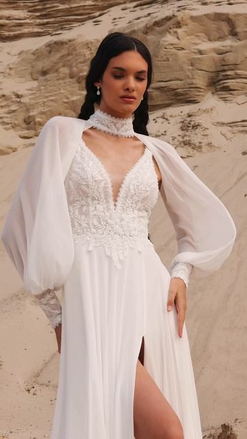 Свадебное платье Азера из коллекции «Free Spirit» 2026 от бренда Gabbiano