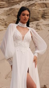 Свадебное платье Азера из коллекции «Free Spirit» 2026 от бренда Gabbiano