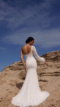 Свадебное платье Бие из коллекции «Free Spirit» 2026 от бренда Gabbiano