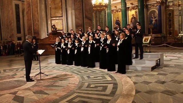 Песня "Ладога". Хор в Исаакиевском соборе. Январь 2019.