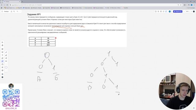 ЕГЭ информатика 2026. Задание №4. Номер 1