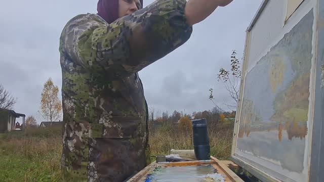 Пленэр в Алексеевском (Тверская область)