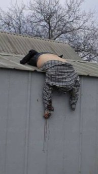 Ремонт крыши / кровли (отверстий, дыр, трещин шифера)