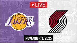 Портленд — Лейкерс NBA сезон 25/26 | 04.11.2025 Прямая трансляция
