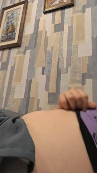 Игра с животиком лёжа