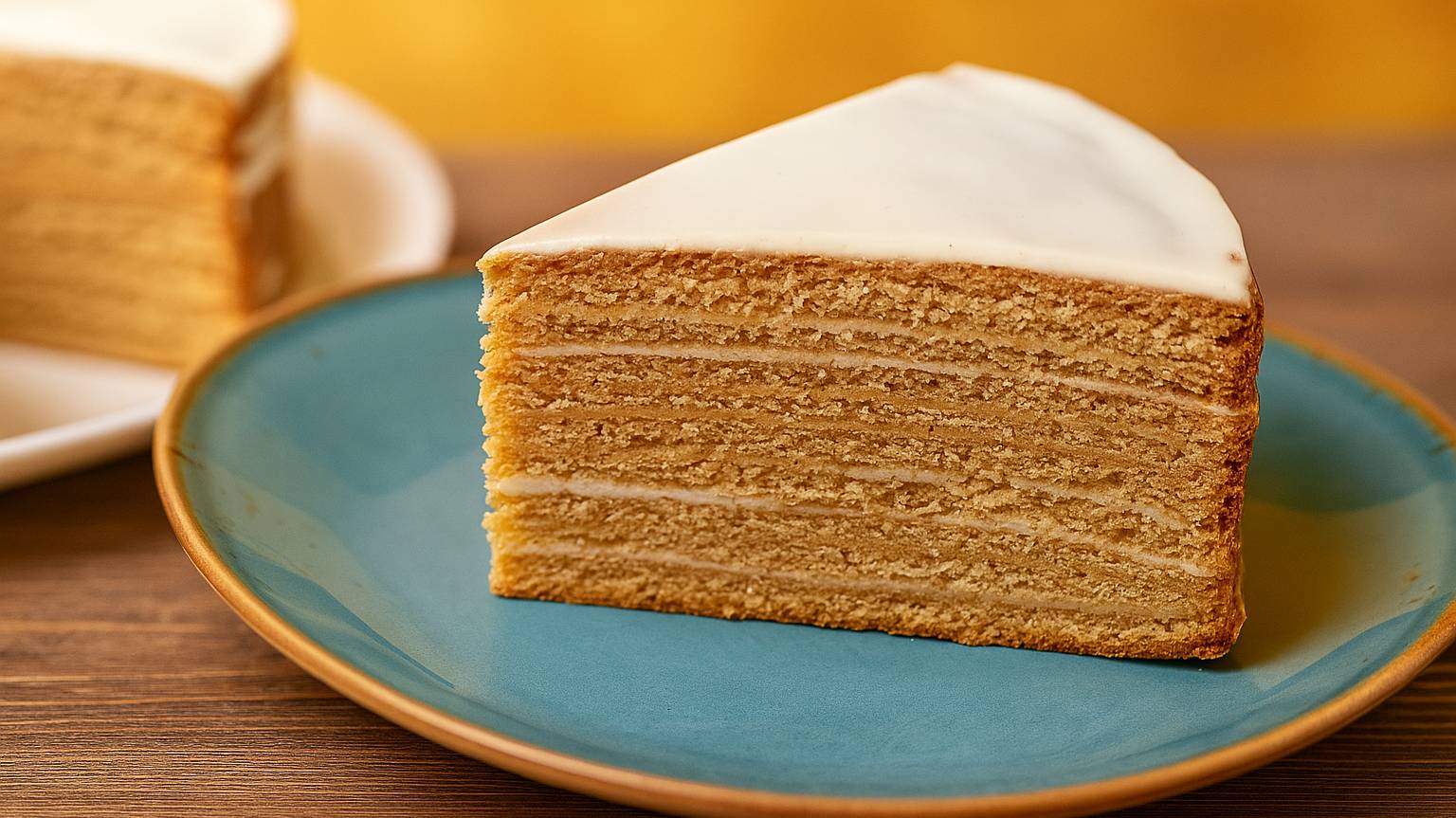 Медовик, который всегда удаётся! Мягкий, нежный и тающий во рту торт