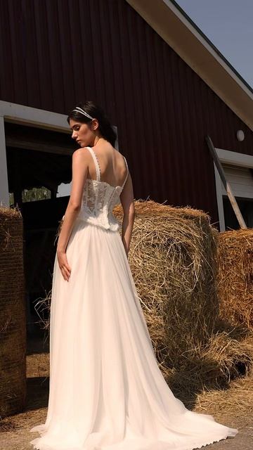 Свадебное платье Гаванна из коллекции «Free Spirit» 2026 от бренда Gabbiano