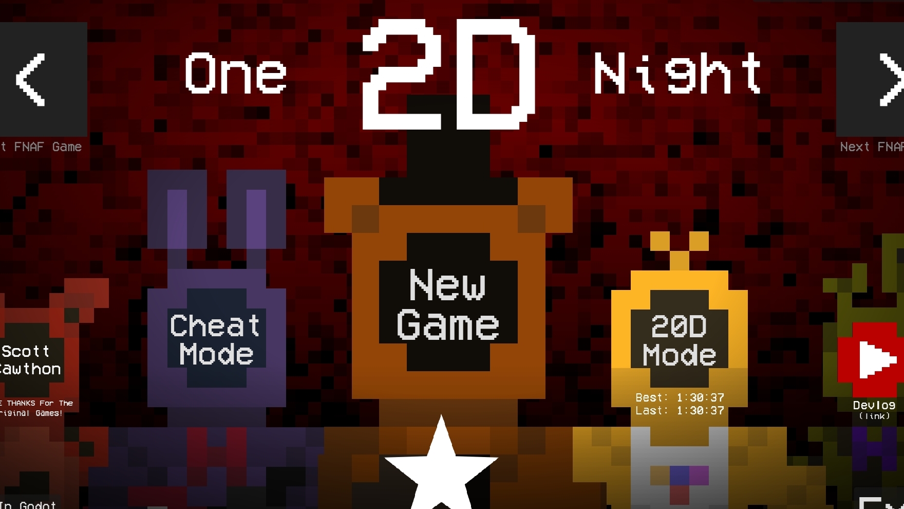 Играю во фнаф 2 д