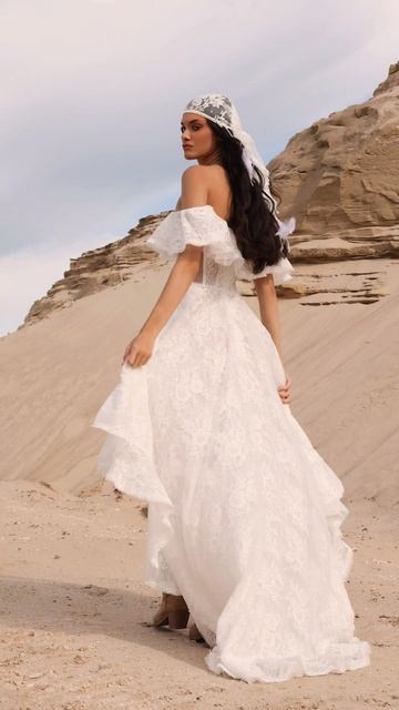 Свадебное платье Зарифия из коллекции «Free Spirit» 2026 от бренда Gabbiano