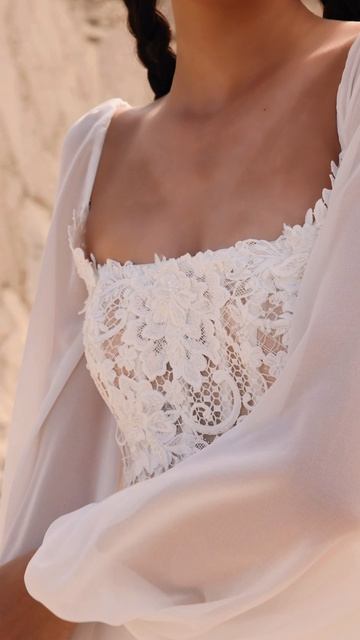 Свадебное платье Уидби из коллекции «Free Spirit» 2026 от бренда Gabbiano