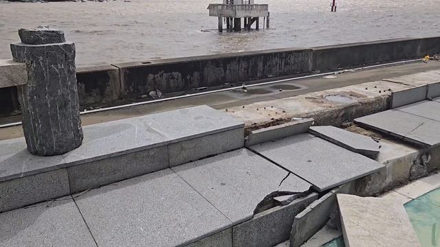 Последствие тайфуна Китай