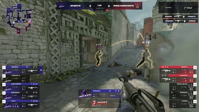 Шоу-Матч по CS2 [KfG|B'2'K| -vs- АРЕНА КИБЕРСПОРТА] 2 карта @kn1feTV