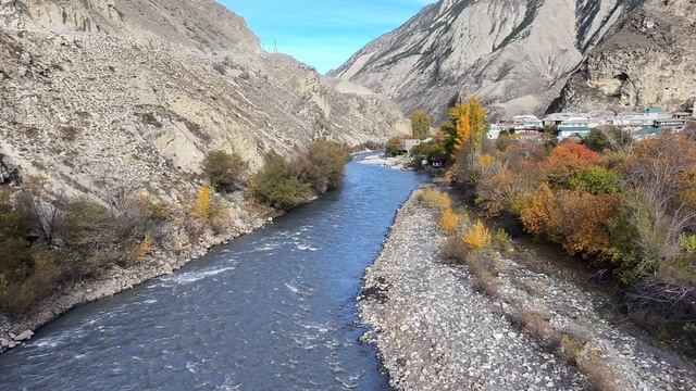 На высоте птичьего полета, над селом Нижнее Инхело. Осень 2025.