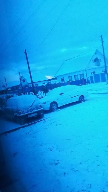 Первый снег ❄🏂⛄