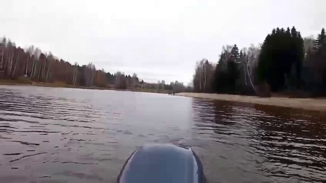 Выход в Рыбинское водохранилище..