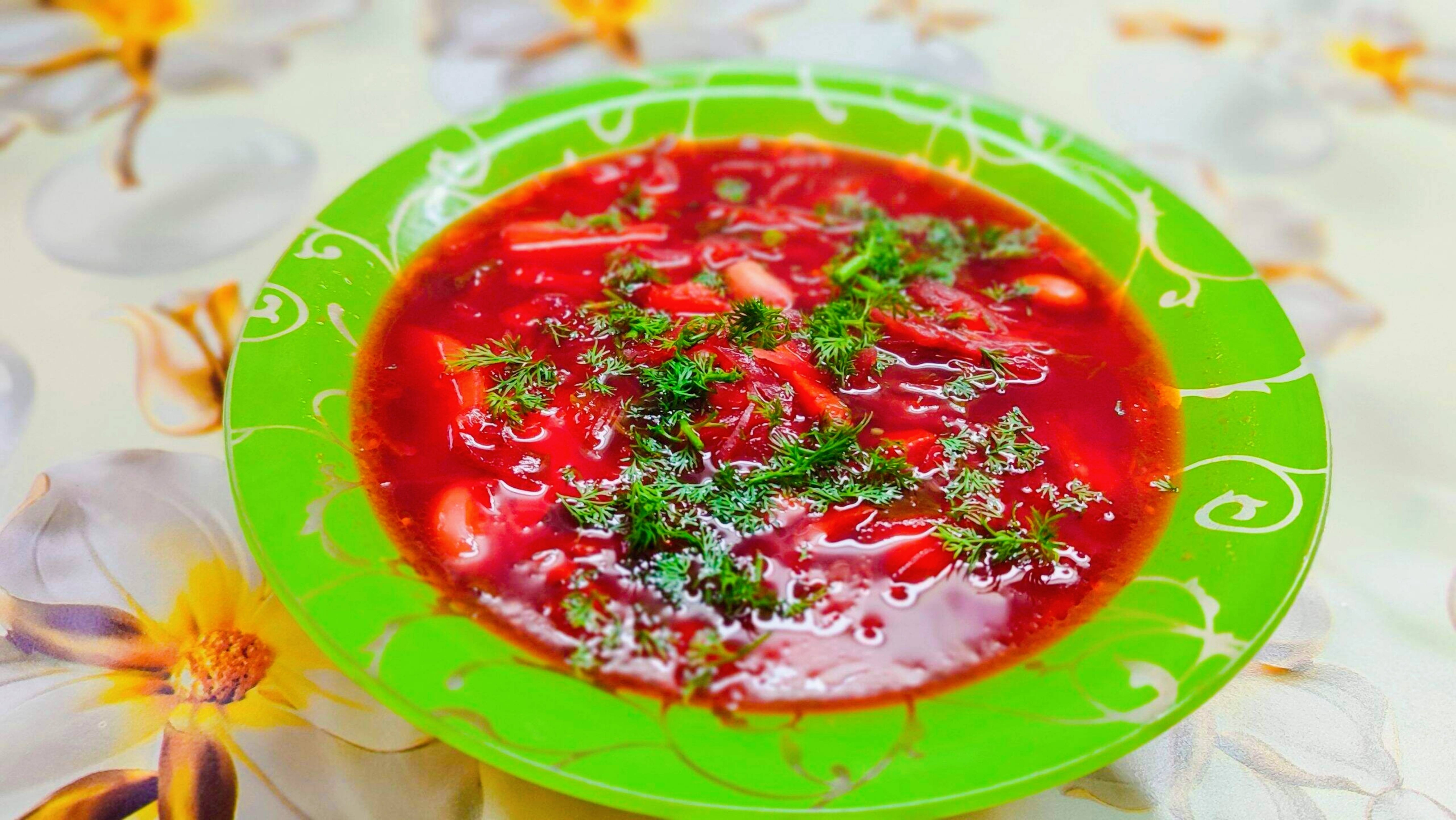Постные щи из консервированной фасоли. Вкусно и сытно.