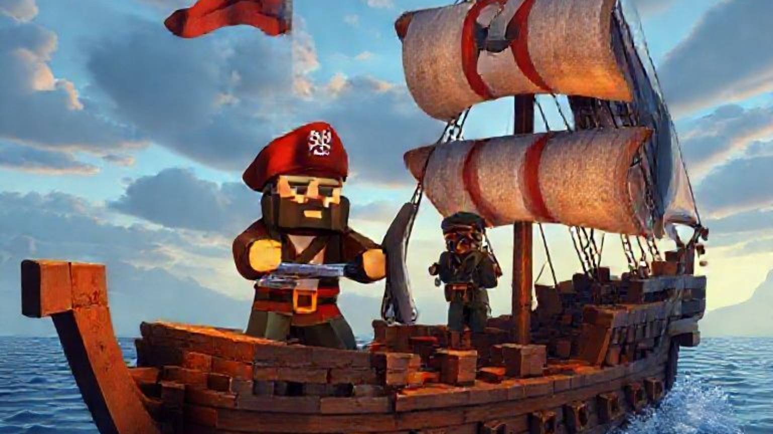 Обзор на льготу грабит в пиратах в Bloxd io