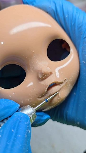 Кастом куклы блайз, пропил губ