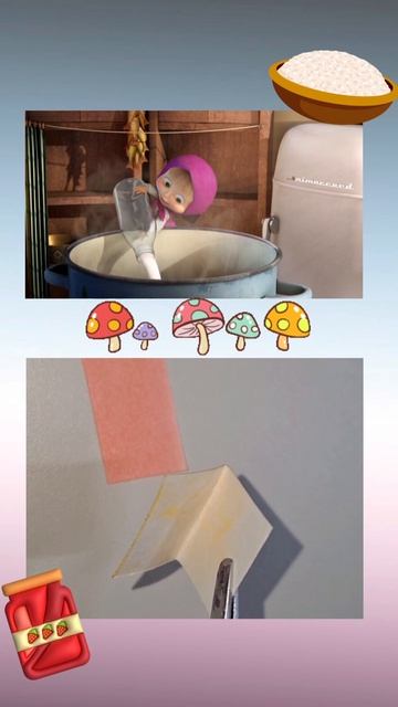 Делаю страничку по мультфильму «Маша и Медведь»