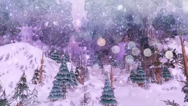 Winterspring Music Wind Ambience | 1 hour World of Warcraft for Relaxing Sleep Meditation