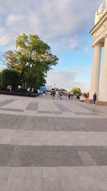 Центральная лесница на набережной г. Волгограда