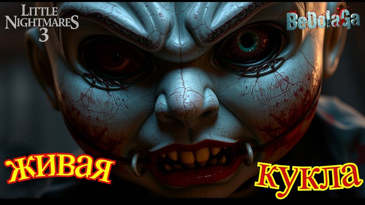 Little Nightmares 3 - ЧАСТЬ 4: ПОБЕГ ИЗ ЦИРКА! Директор Кин и живая кукла | Финальная битва