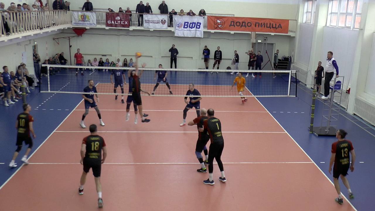 Волейбол. Ветераны 47+. Игра "Текстильщик-47" (Иваново) vs "Экономист" (Тверь)