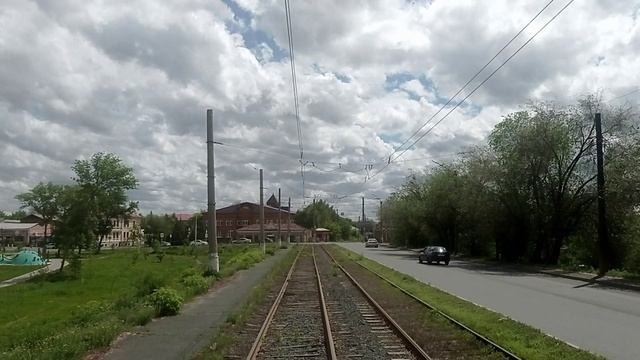 Орск. Трамвай в Старом городе