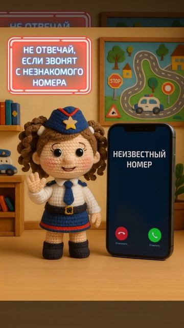 «Никогда не отвечай на незнакомые номера, а если принял вызов – #КладиТрубку и перезвони взрослым!»