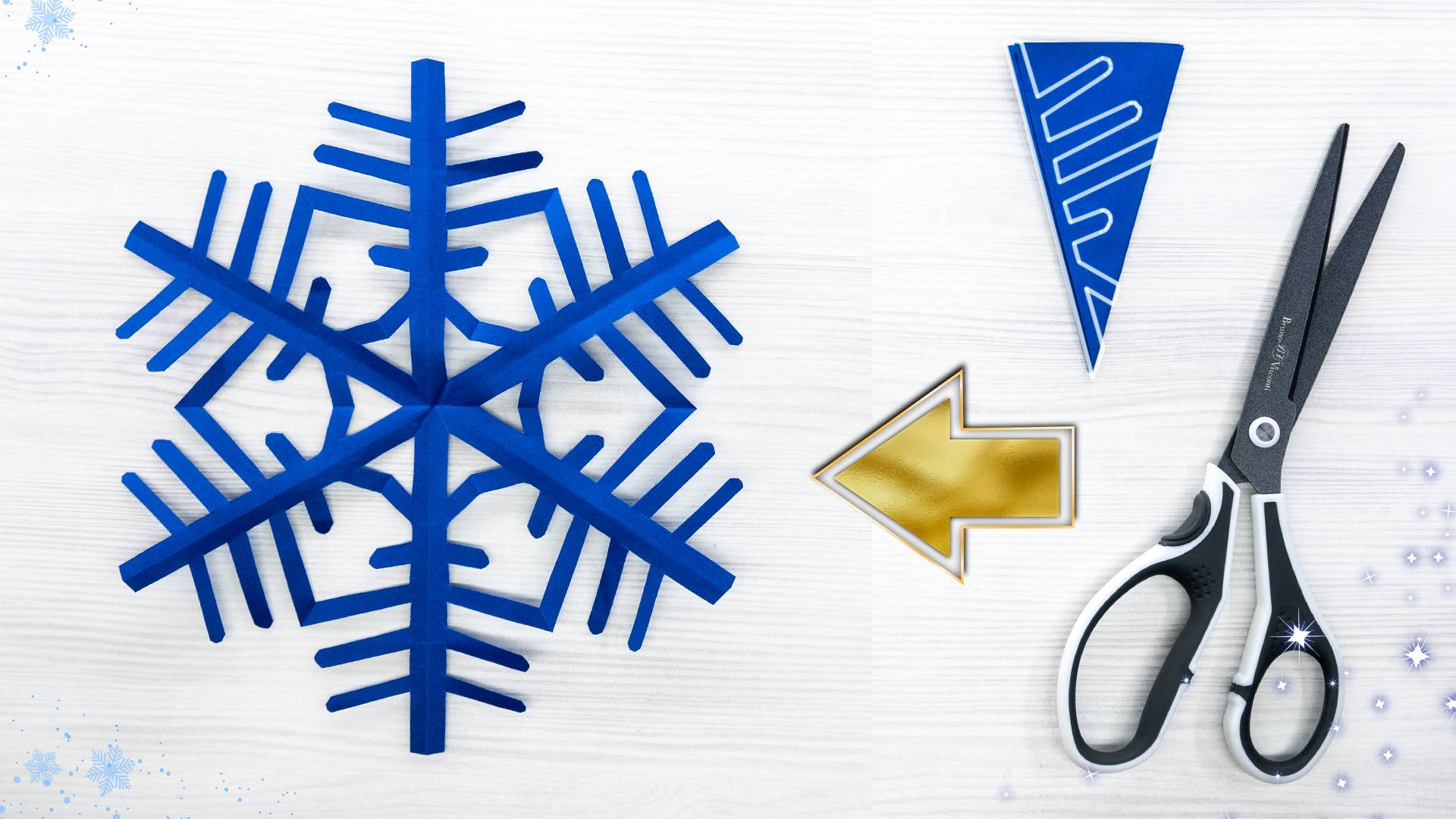 Праздничная снежинка своими руками – опыт не требуется