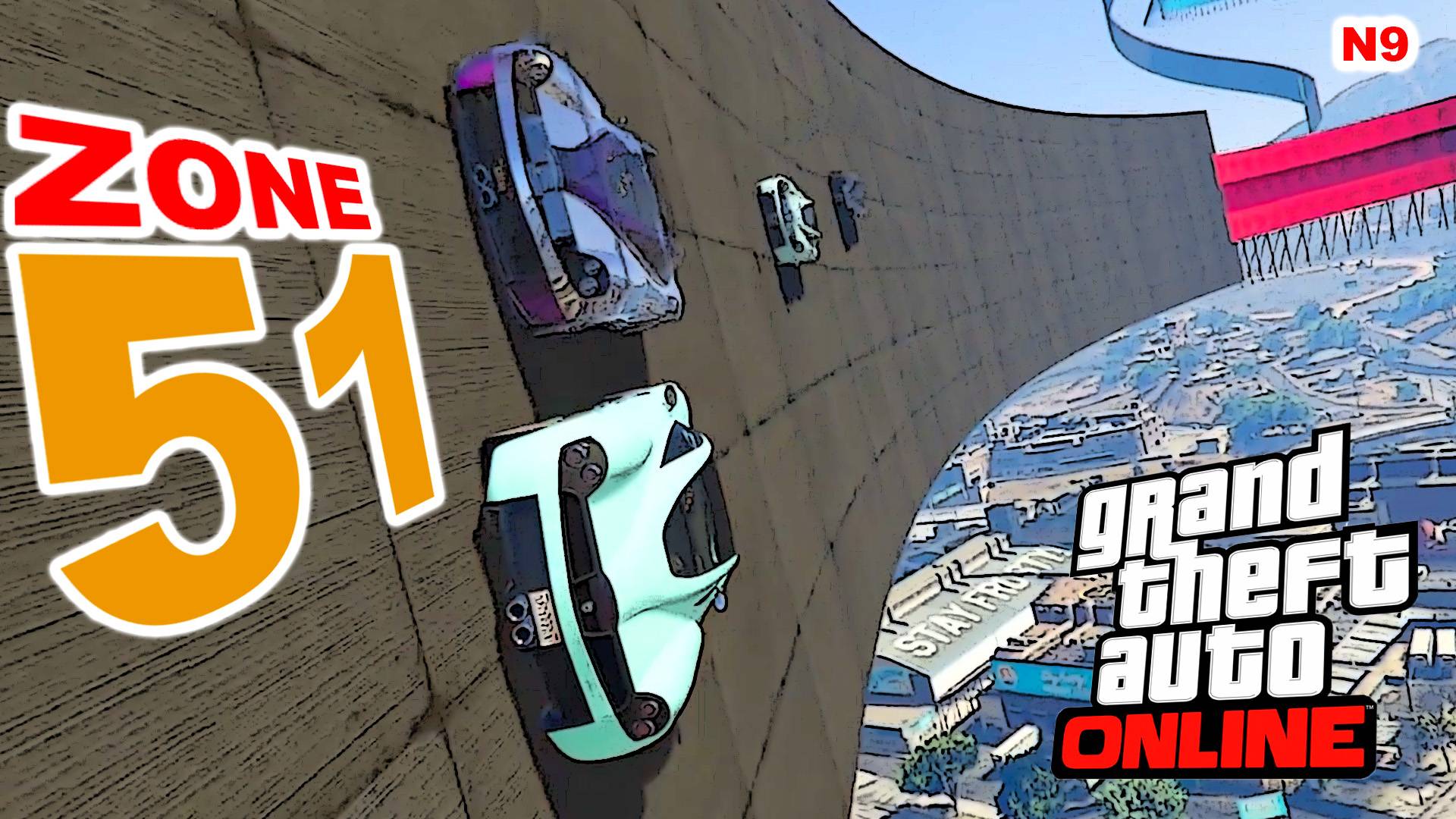 Серия скилл тестов Project №9 zone 51 в GTA V OnLine